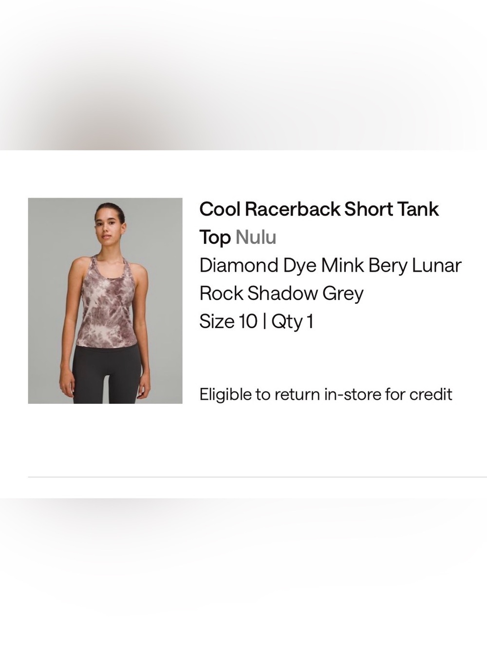 Lululemon Cool Racerback Top - Picture 5 of 5